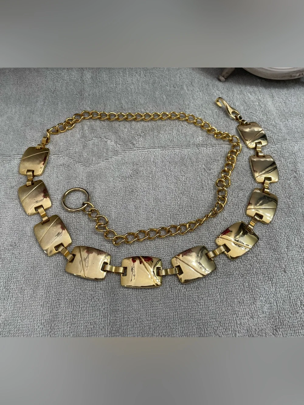 Gold-Tone Women's Fashion Chain Belt